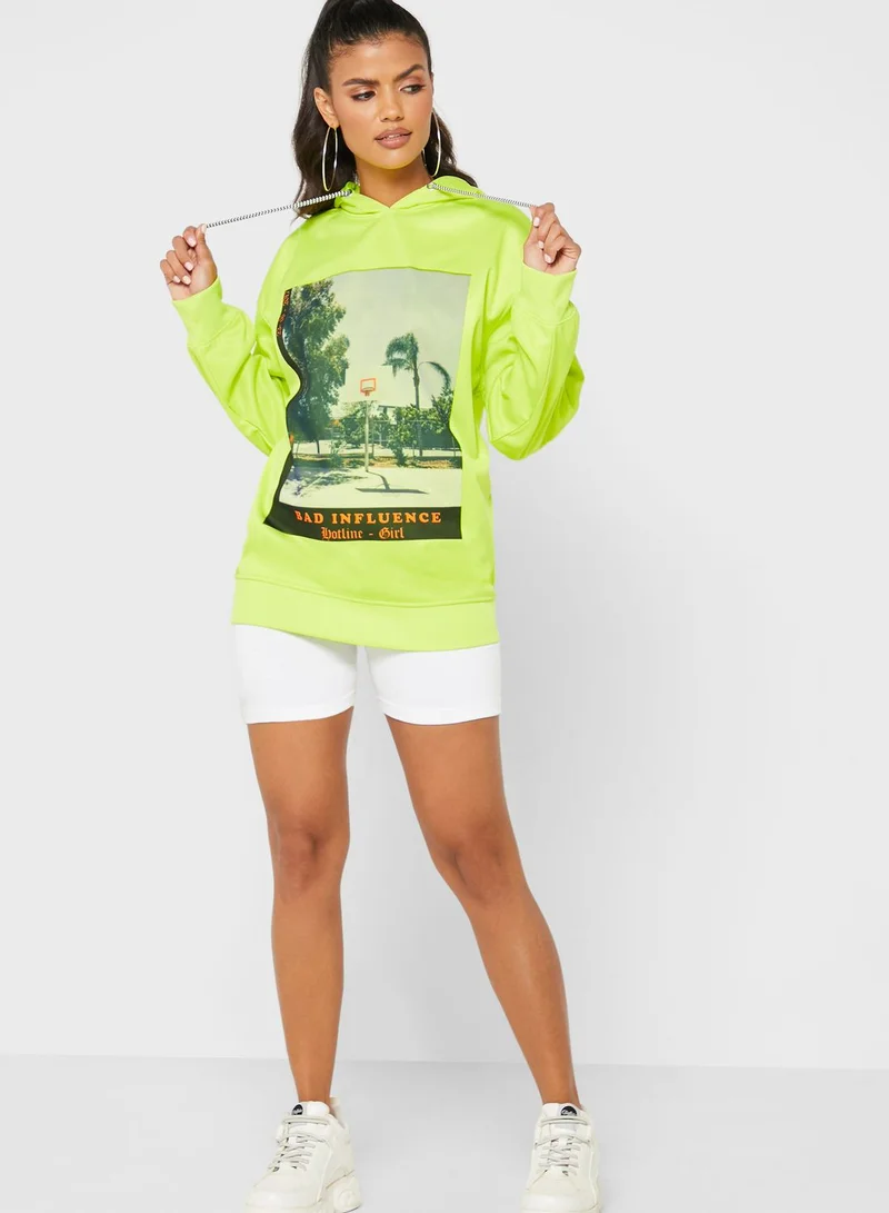 Missguided Graphic Hoodie