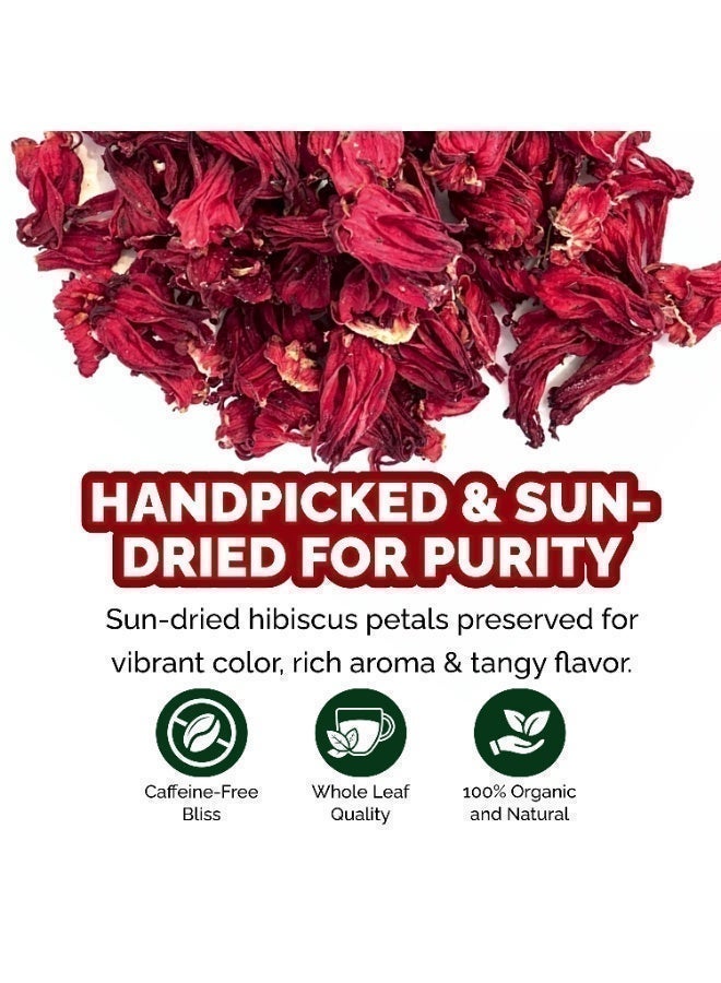 Savannah Soul Fruits Hibiscus Flower 150g, Hydration, Immune Boost, Digestive Support,Rich In Antioxidants,Vitamins And Minerals,Promot Overall Well-Being And Vitality,No Artificial Ingredients.No Artificial Colouring . - Image 2