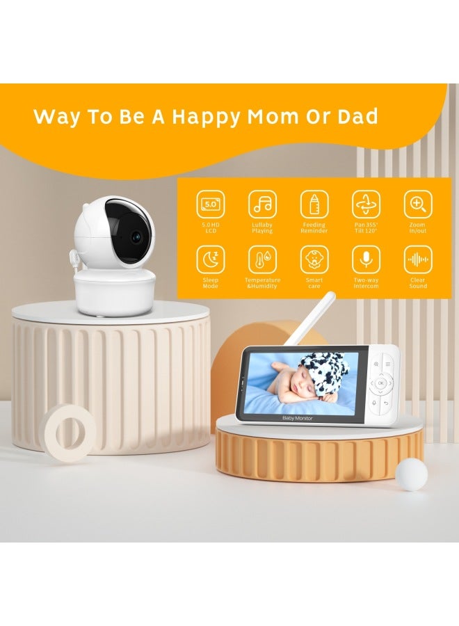 Neutral Inch Mobile Phone Remote Baby Monitor 2.0million Hd Wireless Intercom Baby Care Device Baby Monitor - Image 2