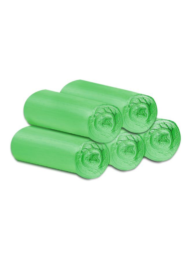 NIBEMINENT 100-Piece Disposable Garbage Bag Set Green 0.18kg  - Image 2