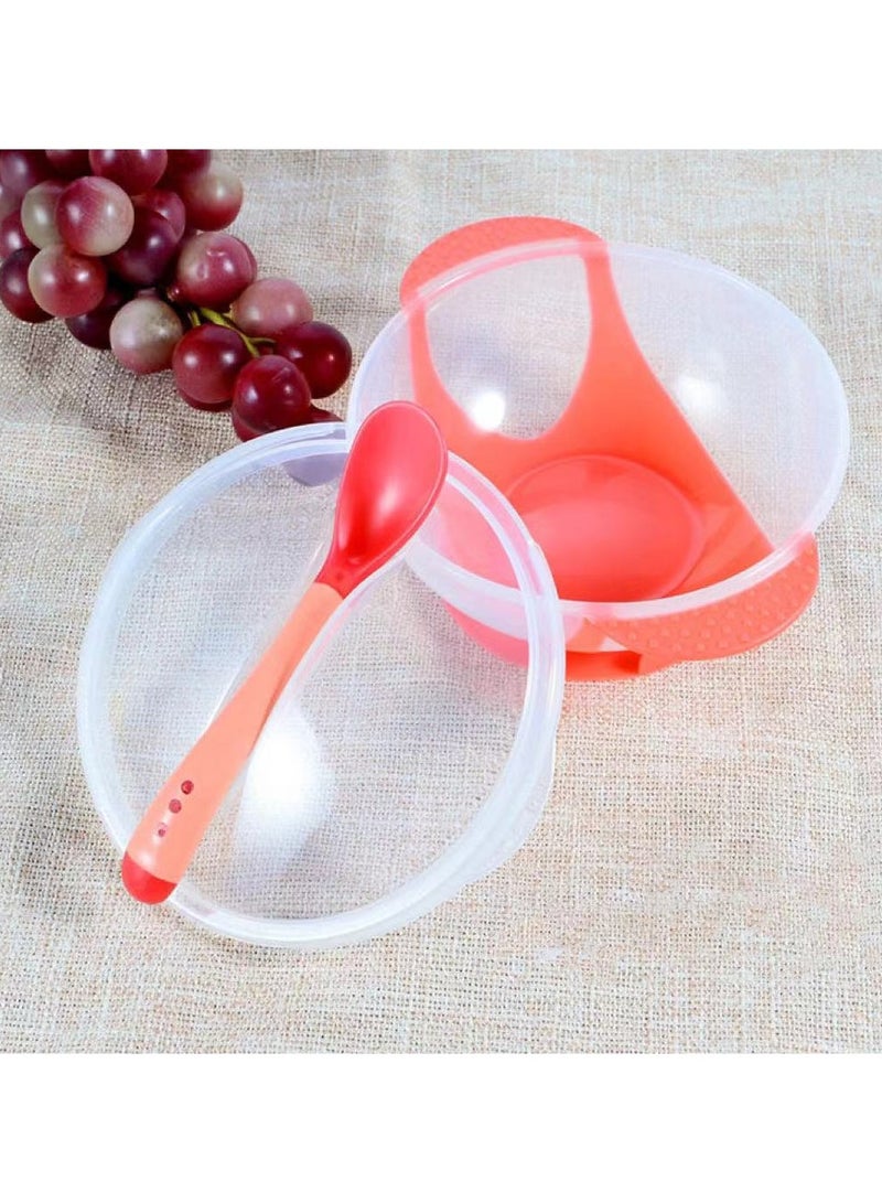 Baby Bowl and Spoon Set, Unbreakable Children Bowls with Open Spout, Toddler First Feeding Supplies - Image 4