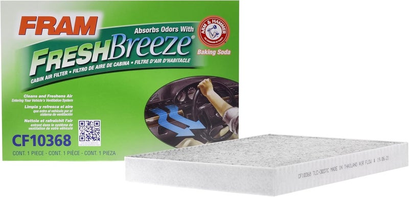 FRAM Fresh Breeze Cabin Air Filter with Arm & Hammer Baking Soda - Image 1