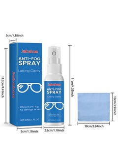 Jakehoe 1 Pcs New Lens Scratch Removal Spray - Glass Scratch Repair Fluid - Lens Scratch Remover - Glasses Lens Cleaning Spray for Sunglasses Screen Cleaning Tool  - Image 2
