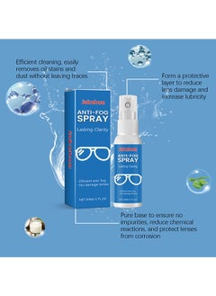 Jakehoe 1 Pcs New Lens Scratch Removal Spray - Glass Scratch Repair Fluid - Lens Scratch Remover - Glasses Lens Cleaning Spray for Sunglasses Screen Cleaning Tool  - Image 4