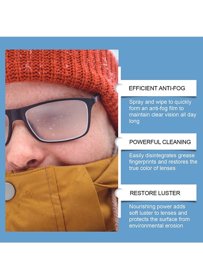 1 Pcs New Lens Scratch Removal Spray - Glass Scratch Repair Fluid - Lens Scratch Remover - Glasses Lens Cleaning Spray for Sunglasses Screen Cleaning Tool