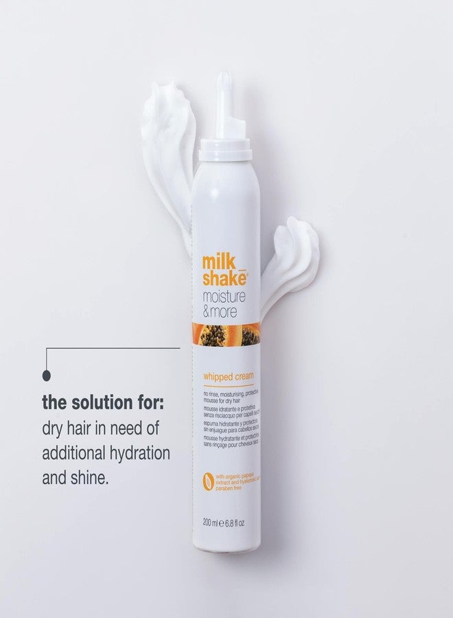 ميلك شيك كريم مخفوق مرطب للشعر - رغوة مرطبة للشعر بدون شطف | شعر أكثر لمعاناً وإشراقة صحية | يعزز النعومة | 200 مل (6.8 أونصة سائلة) - Image 2