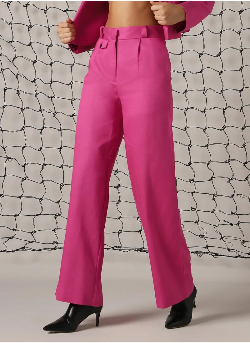 هوبرهولمي Women Magenta Trousers