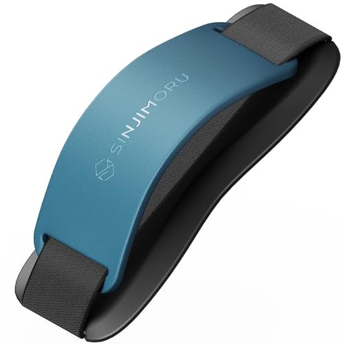 Sinjimoru Phone Grip with Silicone Band – Comfortable One-Hand Holder & Kickstand for Smartphones, Tablets, and eReaders for iPhone, Android, and Kindle Sinji Grip Silicone Teal - Image 1