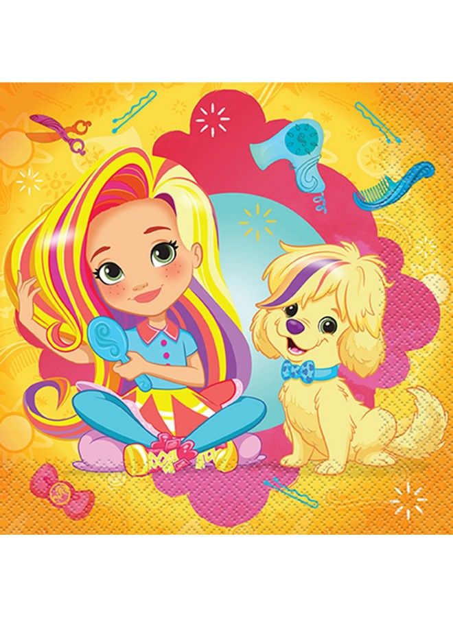 Unique Party Sunny Day Lunch Paper Napkins 16 Pcs Multi - Image 1