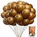 Jonhamwelbor Light Brown Balloons 12 inch 100 Pack Coffee Brown Matte Mocha Caramel Helium Latex Balloons for Birthday Baby Shower Wedding Decorations - Image 4