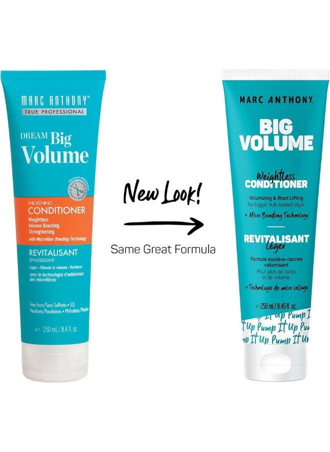 Marc Anthony Big Volume Weightless Conditioner, Volumizing & Root Lifting