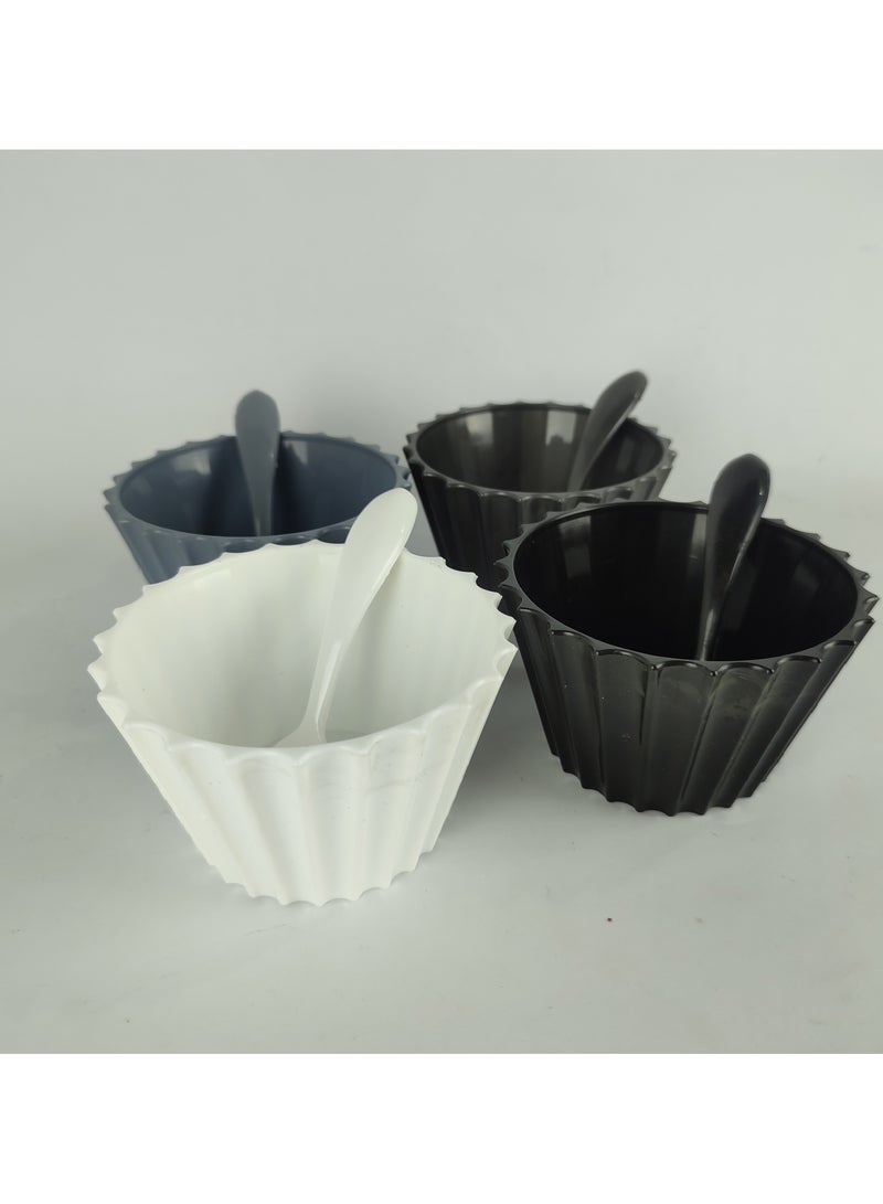 ماكس بلاست طقم بولات بلاستيك من ماكس بلاست مكون من 4 بولات مزود بمعالق - Image 2