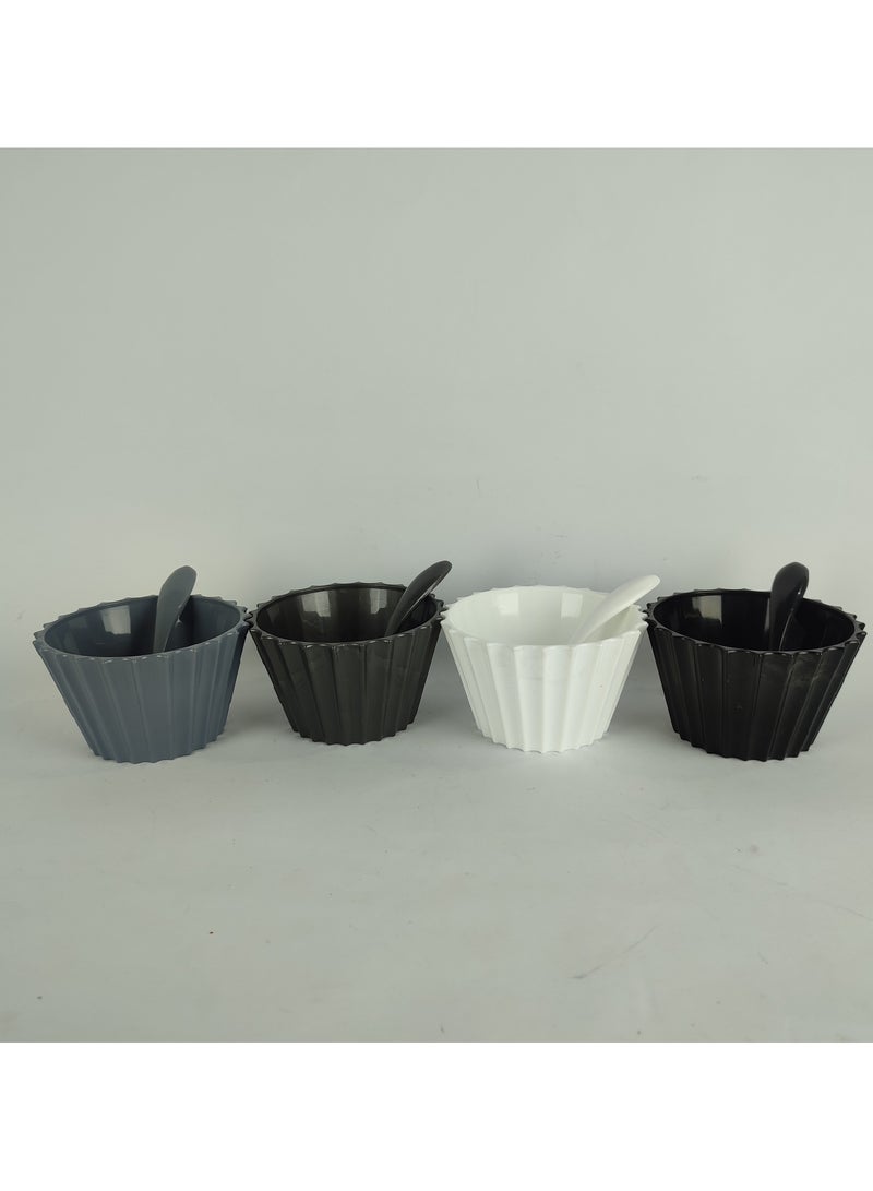 ماكس بلاست طقم بولات بلاستيك من ماكس بلاست مكون من 4 بولات مزود بمعالق - Image 4