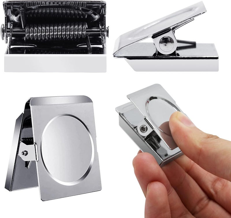 Thimmamma Magnetic Clips, 2.12 inches Heavy Duty Metal Magnet Clips for Hanging, 6 Pack Extra Strong Large Magnetic Clip for Whiteboard, Classroom, Office - Image 3