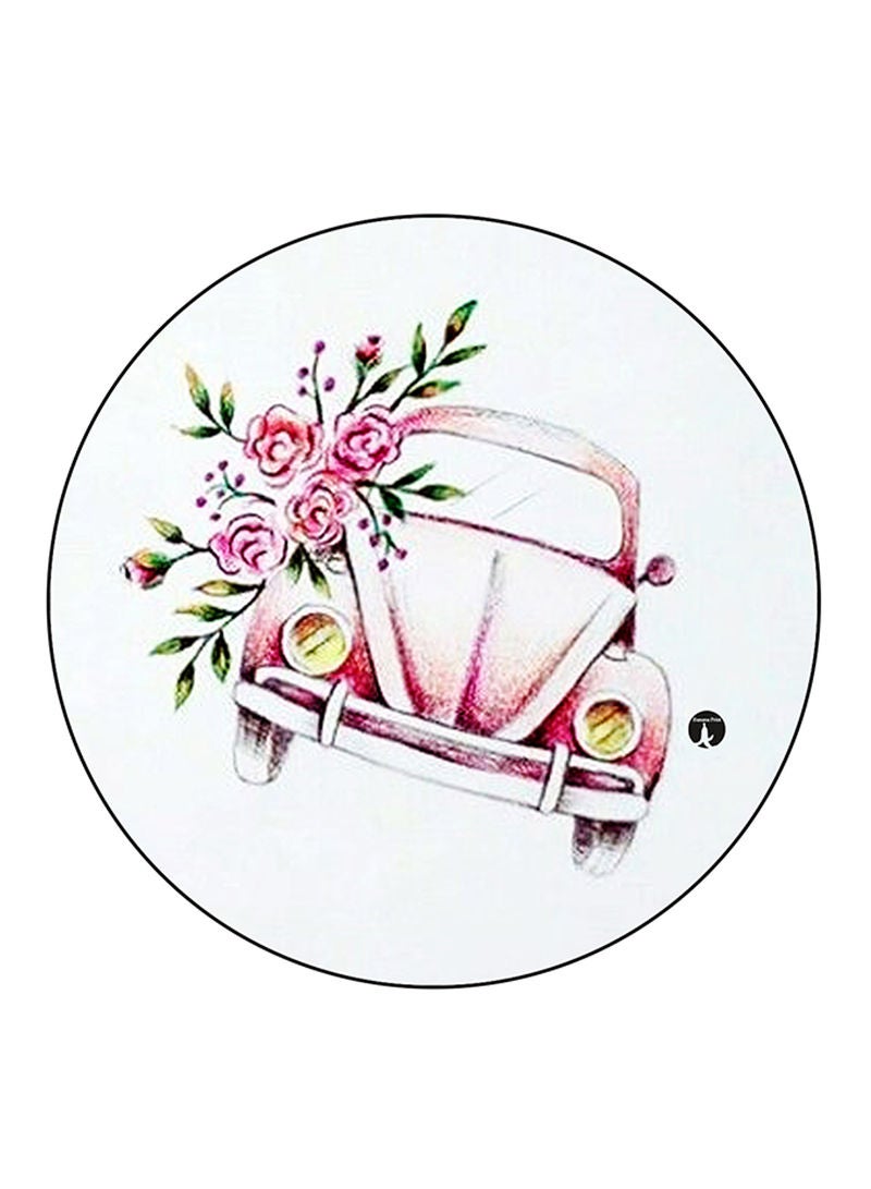 RKN A Car Printed Mouse Pad Multicolour