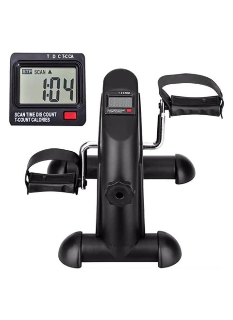 Boost Your Limits with Premium Qualty Under Desk Portable Pedal Exerciser for Foot, Arms and Legs with LCD Display