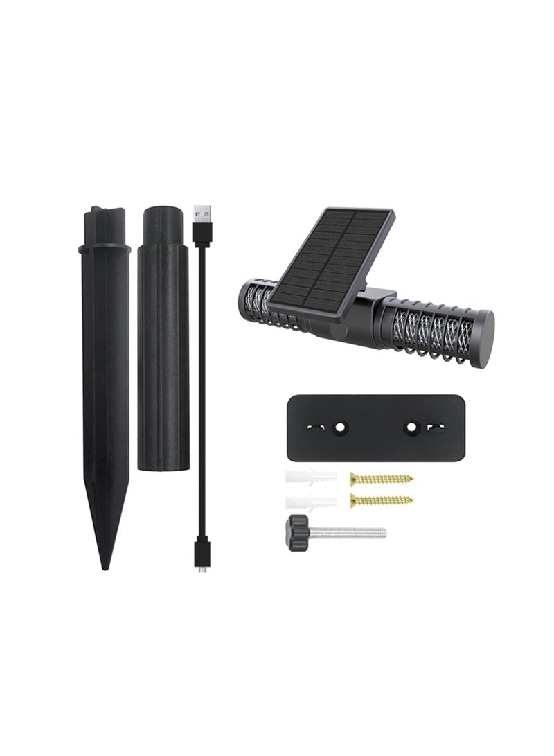 SYOSI مصيدة حشرات، مصباح طارد للبعوض بالطاقة الشمسية LED خارجي برأس مزدوج، مصباح طارد للبعوض مقاوم للماء، طارد للبعوض للحديقة والحديقة، للخلفية والتخييم - Image 3