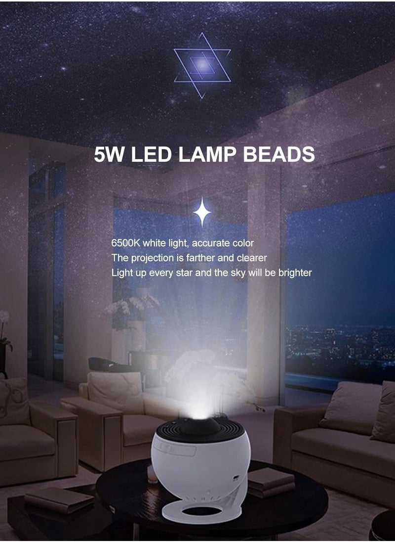 ماركة غير محددة LED نجمة العارض، 12 المواضيع التوصيل والتشغيل رومانسية المحيطة مبتكرة HD التركيز نجمة العارض لحفل الزفاف للحضانة لجانب السرير  - Image 2
