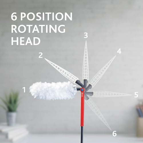 o cedar O-Cedar Flex & Catch Heavy Duty Dusting Kit with 3 Disposable Duster Refills | Extendable 3 Ft Handle with Stay-On Duster Hook | Traps 3X More Dust Than Feather Dusters - Image 5