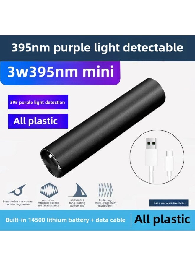 Wood's Lamp Shines Cat Moss Urine Tinea Fungus Detection Flashlight 365UV Ultraviolet Fluorescent Purple Money Detector Lamp