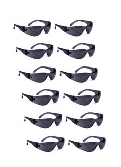 Y&D Tinted Safety Glasses, 12 pairs per box Eyewear Protective Glasses Goggle, Strong Impact Resistant Lens for Laboratory, Construction,gardening, Industrial Safety, Craft,Clear  - Image 1
