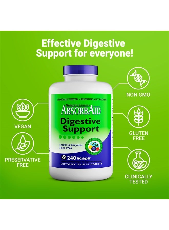 AbsorbAid Digestive Enzymes 240 vCaps, Proven to Increase Vital Nutrient Absorption by up to 71% - Image 4