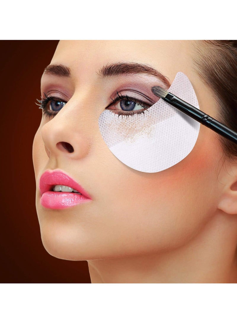 Generic Eyeshadow Shield Eyeshadow Gel Pad Patches Eyes hadow Stencils for Prevent Eyelash Extensions, Tinting and Lip Makeup PACK OF 100 Pcs  - Image 2