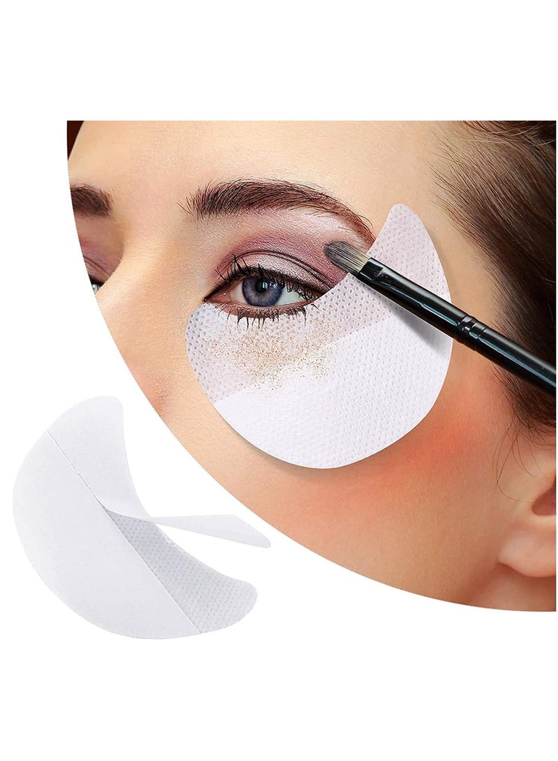 Generic Eyeshadow Shield Eyeshadow Gel Pad Patches Eyes hadow Stencils for Prevent Eyelash Extensions, Tinting and Lip Makeup PACK OF 100 Pcs  - Image 1