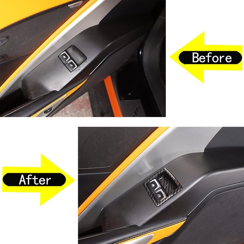 Sekhyna Window Lift Switch Cover for Chevrolet Corvette C7 - Image 2