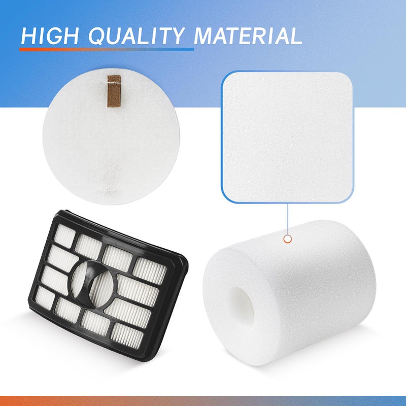 Ximoon HEPA Filter and Foam & Felt Filter Replacements for Shark XHF500 XFF500 Rotator Pro Lift-away NV500, NV501, NV505, NV552  - Image 4