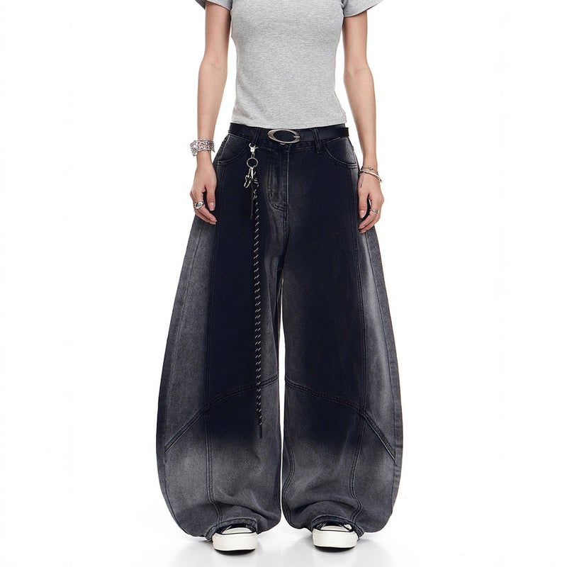 Unisex Classic Denim Jeans Loose Fit Daily Outdoor Wear - Image 3