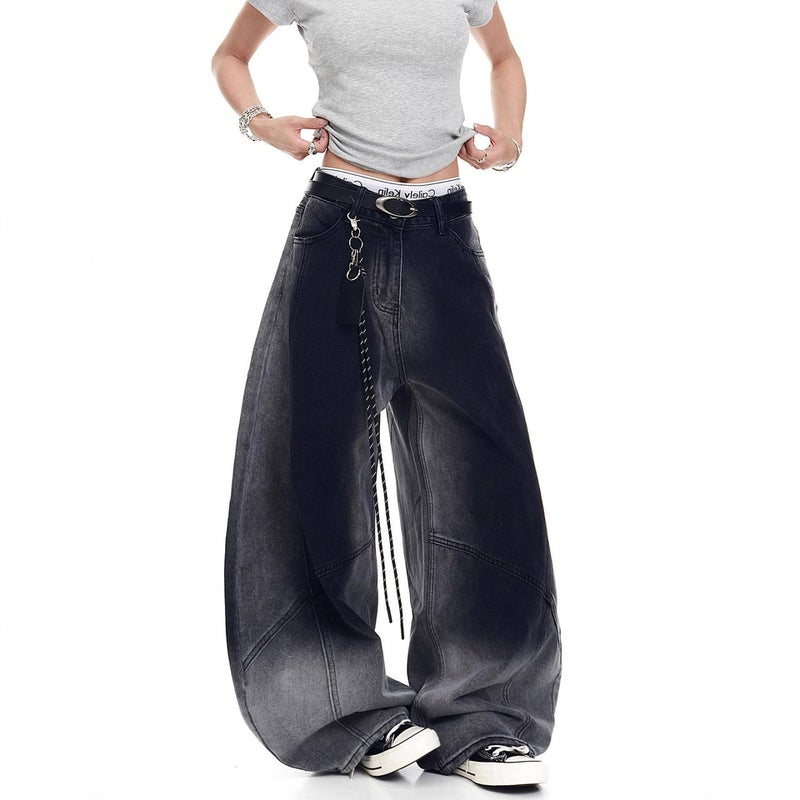 Unisex Classic Denim Jeans Loose Fit Daily Outdoor Wear - Image 5