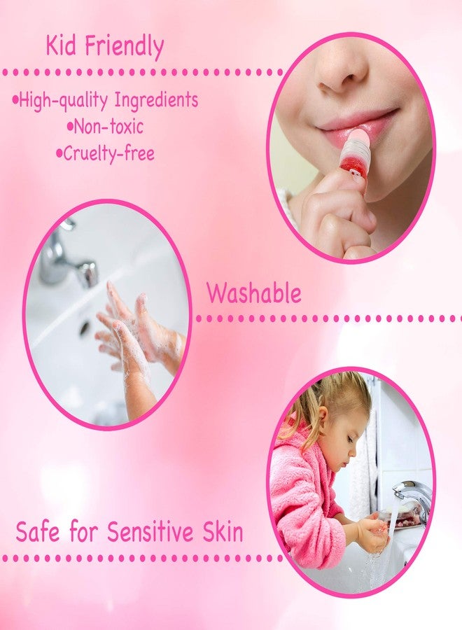 Expressions 4pc Sweet Ice Cream Cone Pucker Pop Lip Gloss Collection - Novelty Ice Cream Cone Popsicle Lip Balms For Kids - Image 4