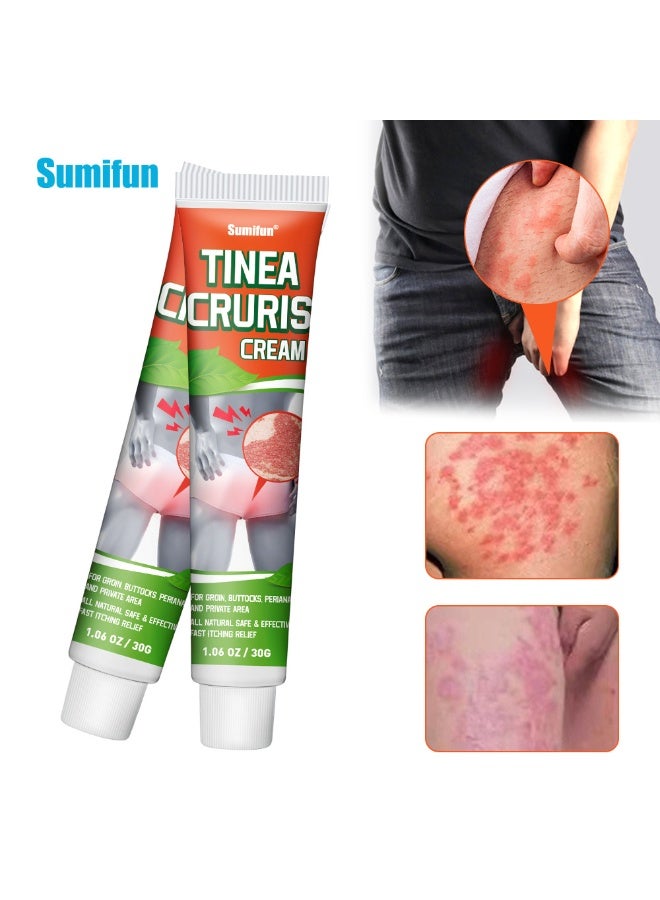 Sumifun 3-Pcs Tinea Cruris Cream,Relieves Itching, Redness, & Discomfort - Image 2
