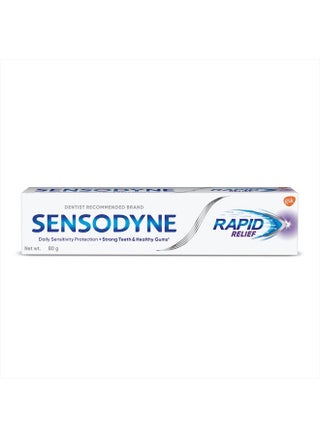 Sensitive Toothpaste Rapid Relief - 80 gm Pack of 2 - pzsku/Z69D4293F18BF520872DFZ/45/_/1715509492/02e24398-d142-44ce-a32b-27a55a2d10c0