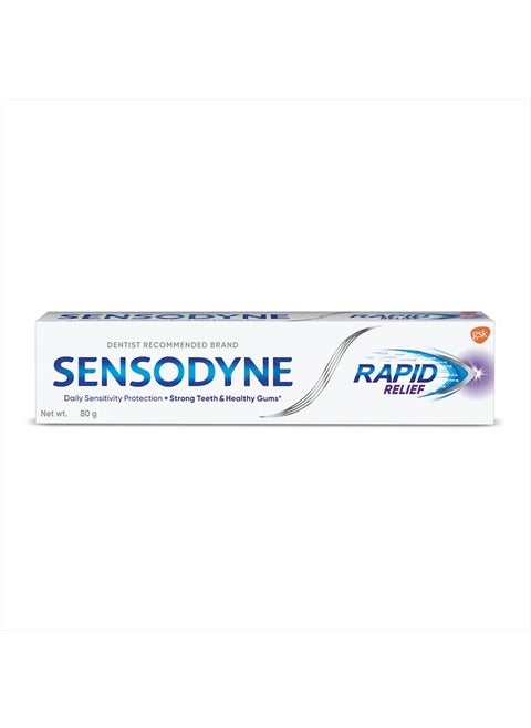 Sensitive Toothpaste Rapid Relief - 80 gm Pack of 2