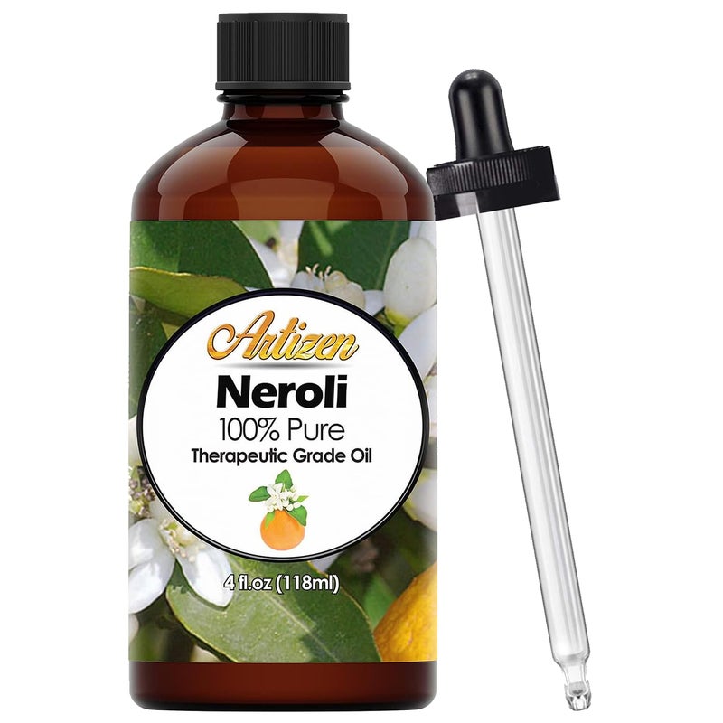 Artizen Neroli Essential Oil 4oz Pure Natural Neroli Oil for Skin Diffuser Includes Dropper 120ml
