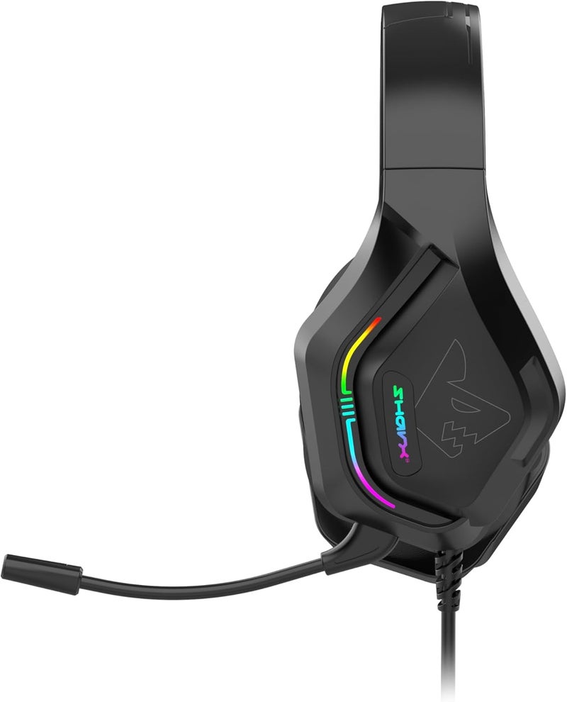 4-in-1 Gaming Bundle - Gaming Keyboard (Backlit EN/AR 104 Keys), High-Precision 7200 DPI Mouse, RGB Headset with Noise Cancelling Mic, XL RGB Mouse Pad - Image 3