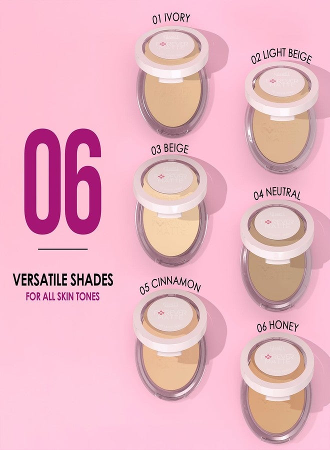 جلام 21 بودرة جلام 21 فور إيفر مات المضغوطة | لمسة نهائية مطفية عالية الوضوح | توحد لون البشرة | تخفي العيوب | تدوم حتى 12 ساعة | تركيبة خفيفة الوزن | مقاومة للتعرق - لون عاجي 9 غرام - Image 5