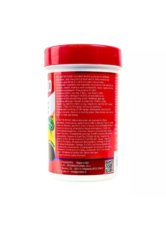 Prodac Betta Fish Food Complete Food For Aquarium Betta- 40gms - Image 2