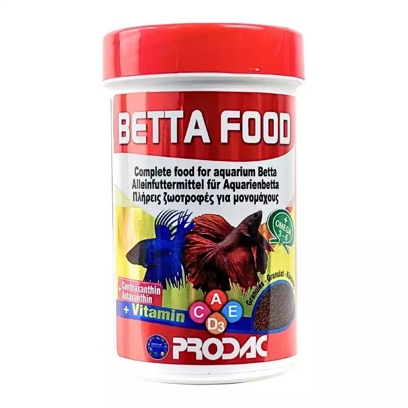 Prodac Betta Fish Food Complete Food For Aquarium Betta- 40gms - Image 1