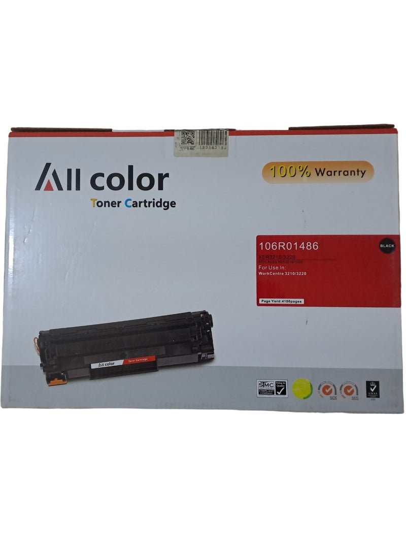 اول كلور خراطيش حبر متوافقة مع زيروكس 3210 خرطوشة حبر WC3210 106R01500 CWAA0776 خرطوشة حبر ليزر أسود متوافقة مع طابعة WorkCentre 3210 3220. - Image 1