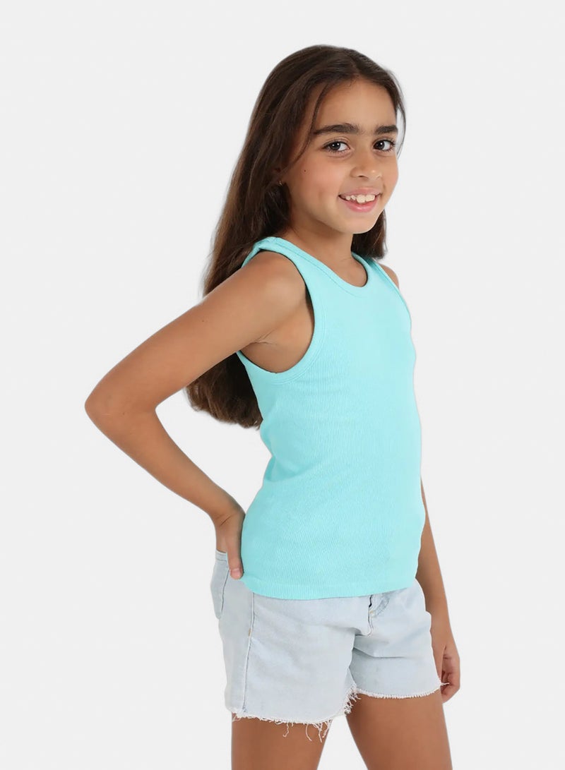 Carina Girly Ribbed Tank Top - Image 2