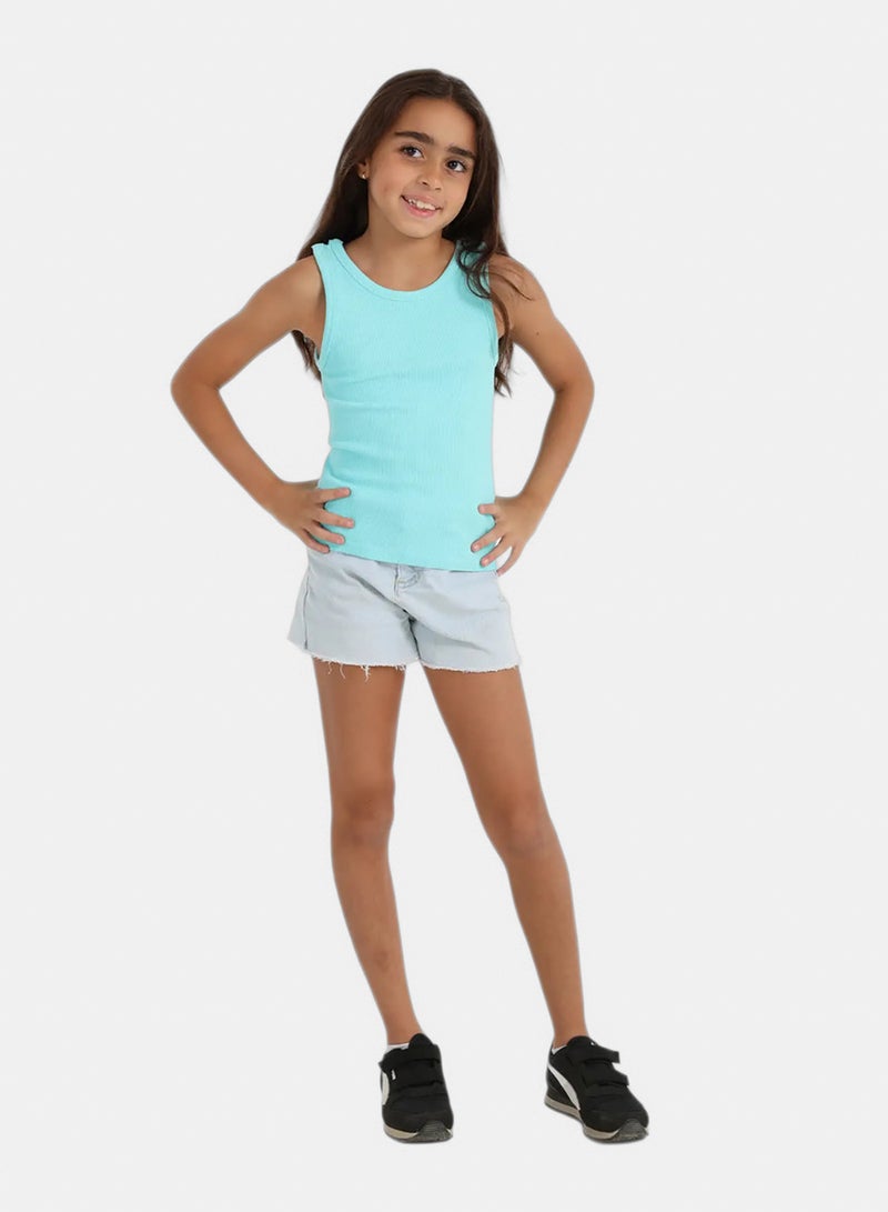 Carina Girly Ribbed Tank Top - Image 5