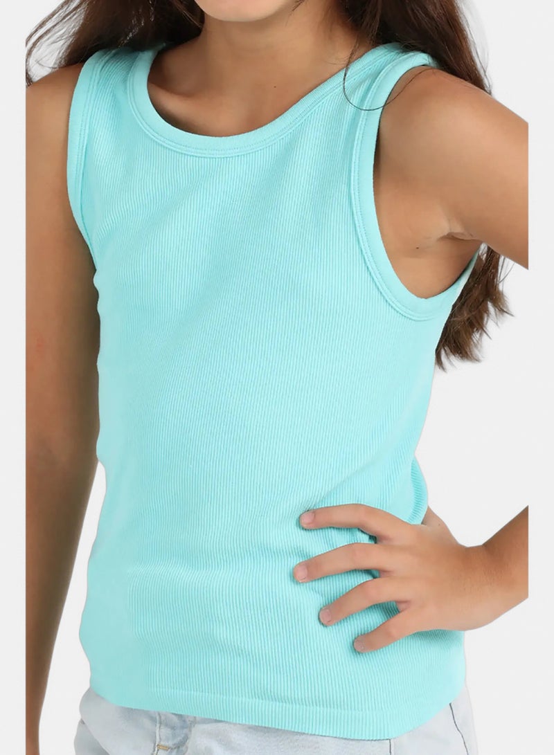 Carina Girly Ribbed Tank Top - Image 4
