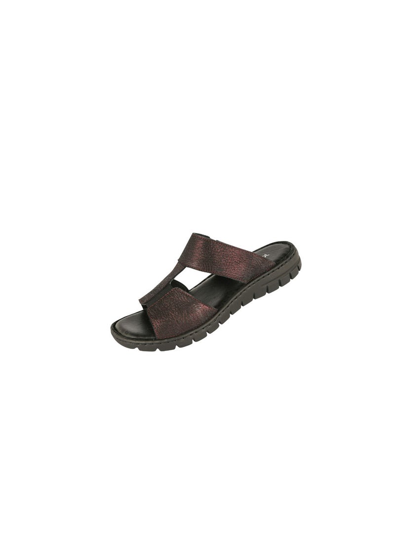 Josef Seibel - Josef Seibel Ladies Flat Sandals 93440-AR Bordo 071-2003 - Image 1