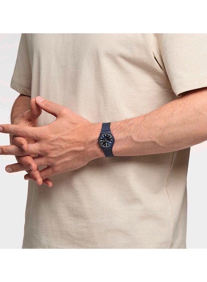 Swatch Unisex Watch Bio-sourced material Quartz SIR BLUE - Image 3