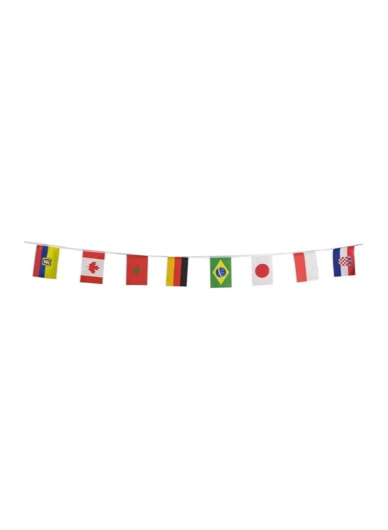 32 Countries Flags 21 x 13.3cm Banners Double-Sided Polyester And Decoration Flags Banners For Bars Party Sport Clubs - Image 3
