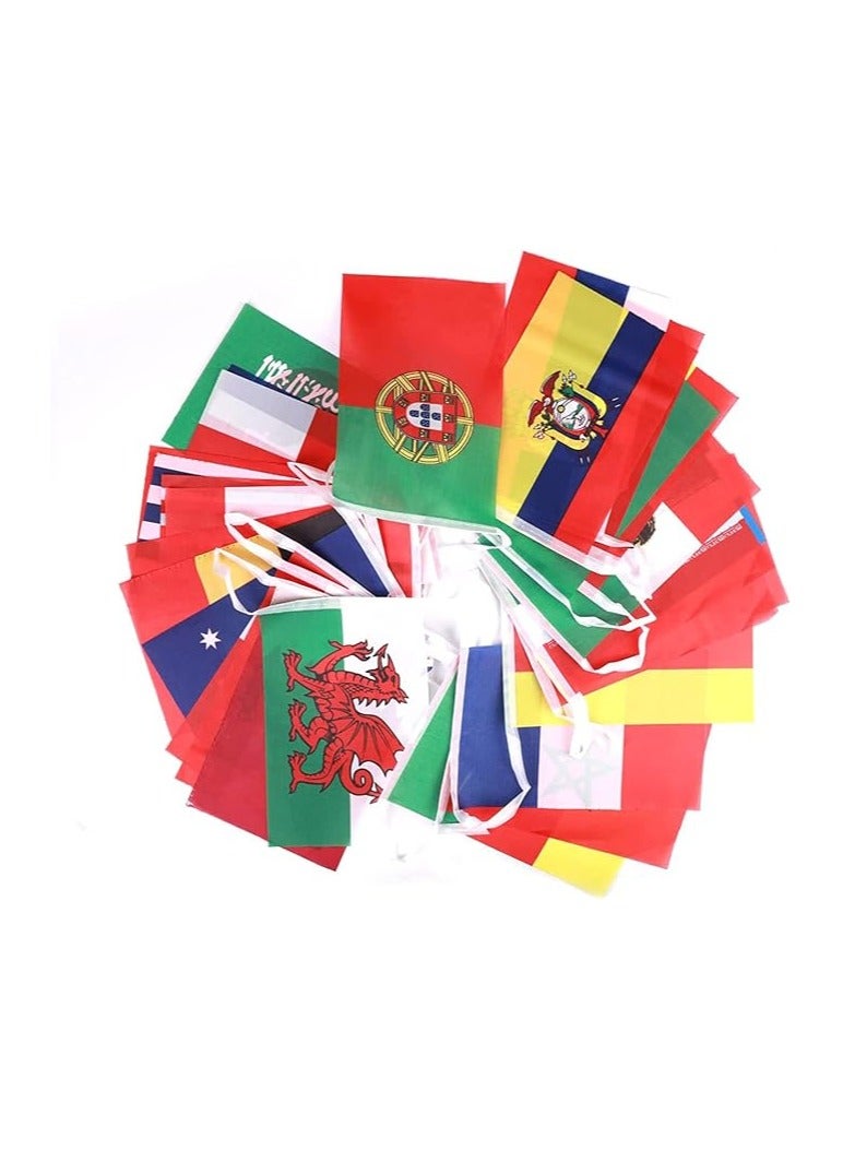 32 Countries Flags 21 x 13.3cm Banners Double-Sided Polyester And Decoration Flags Banners For Bars Party Sport Clubs - Image 4