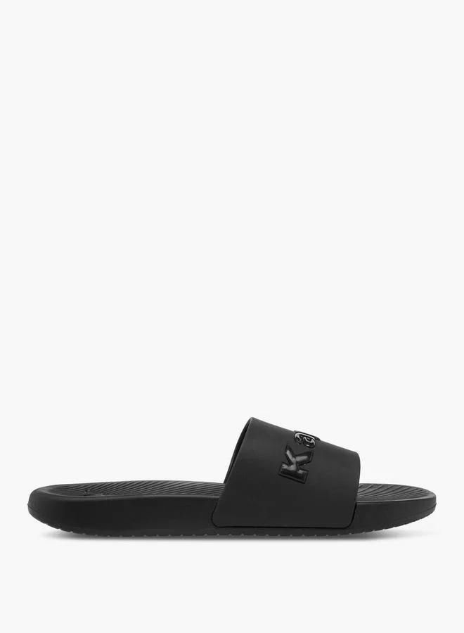 كابا Men Logo Embossed Slides